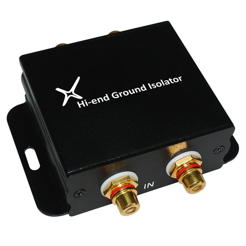 XtremPro Hi-end Ground Loop Noise Isolator/Filter for Car Audio/Home High-Fidelity System - Black (65042) - Image 3